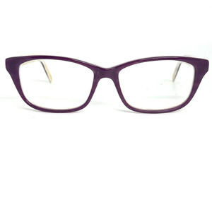 Bevel Leonardo 3672 Purple Blue Eyeglasses Frames 51-15 135 Designer Women 16221